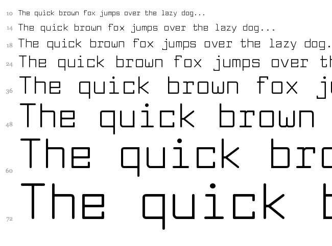 Larabie Font font waterfall